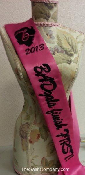 Benefit Cosmetics BADgals Finish First Pageant Sash