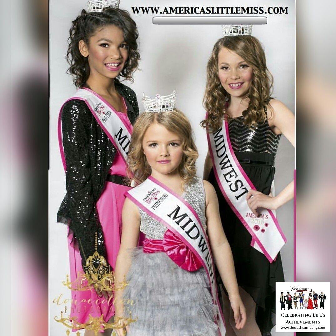 America's Little Miss Pageant Sashes