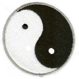 ying yang embroidery