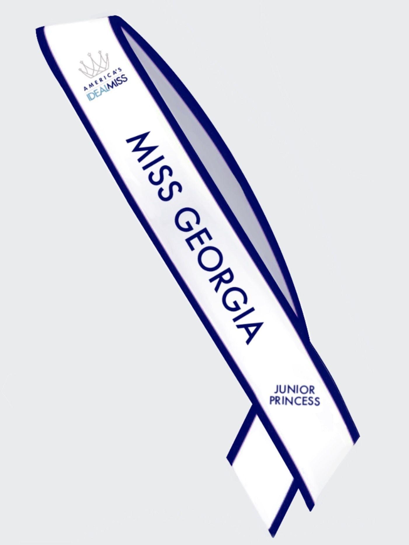America's Ideal Miss State Official Sash