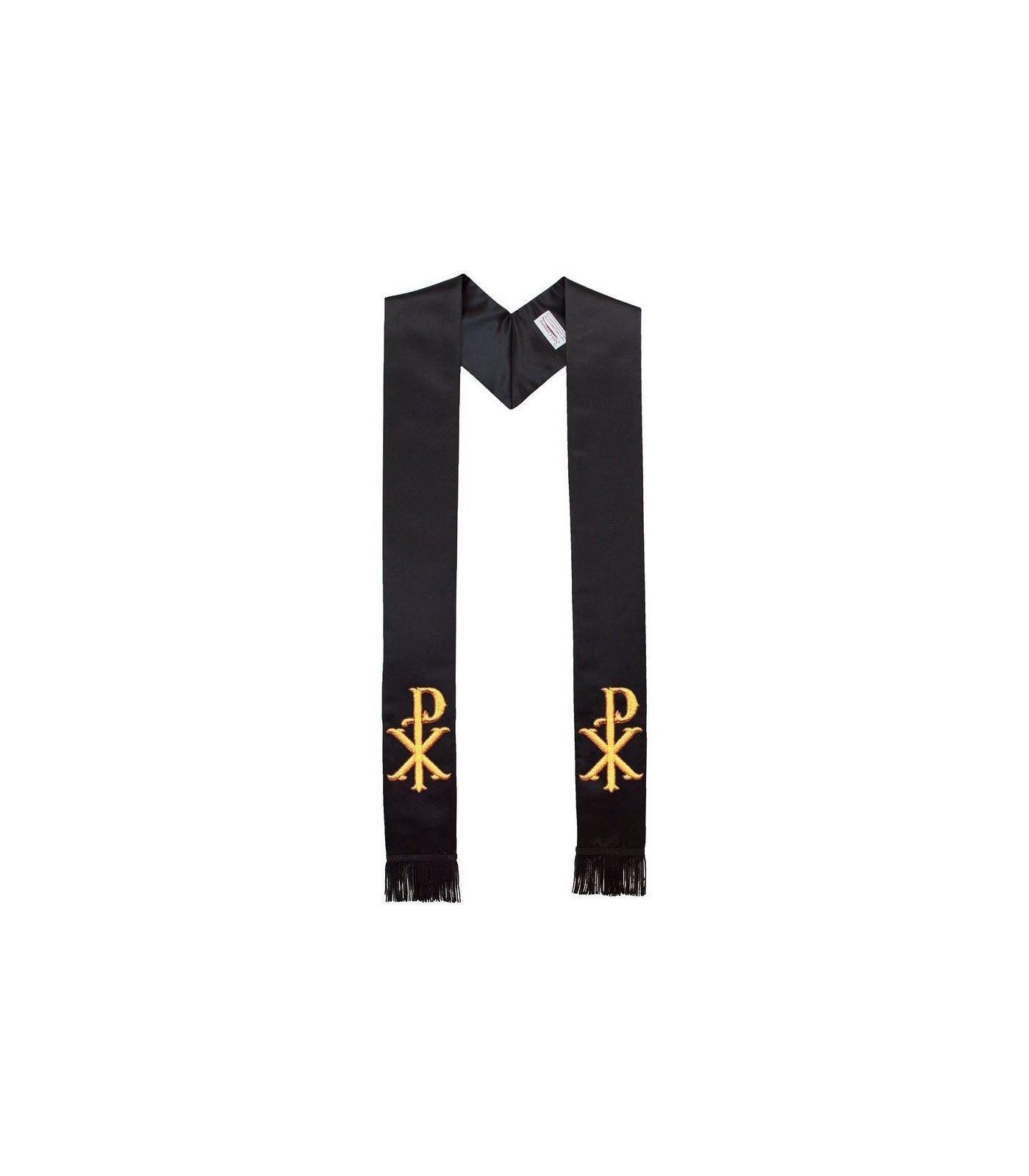 christ_name_symbol_clergy_stole_black_wf