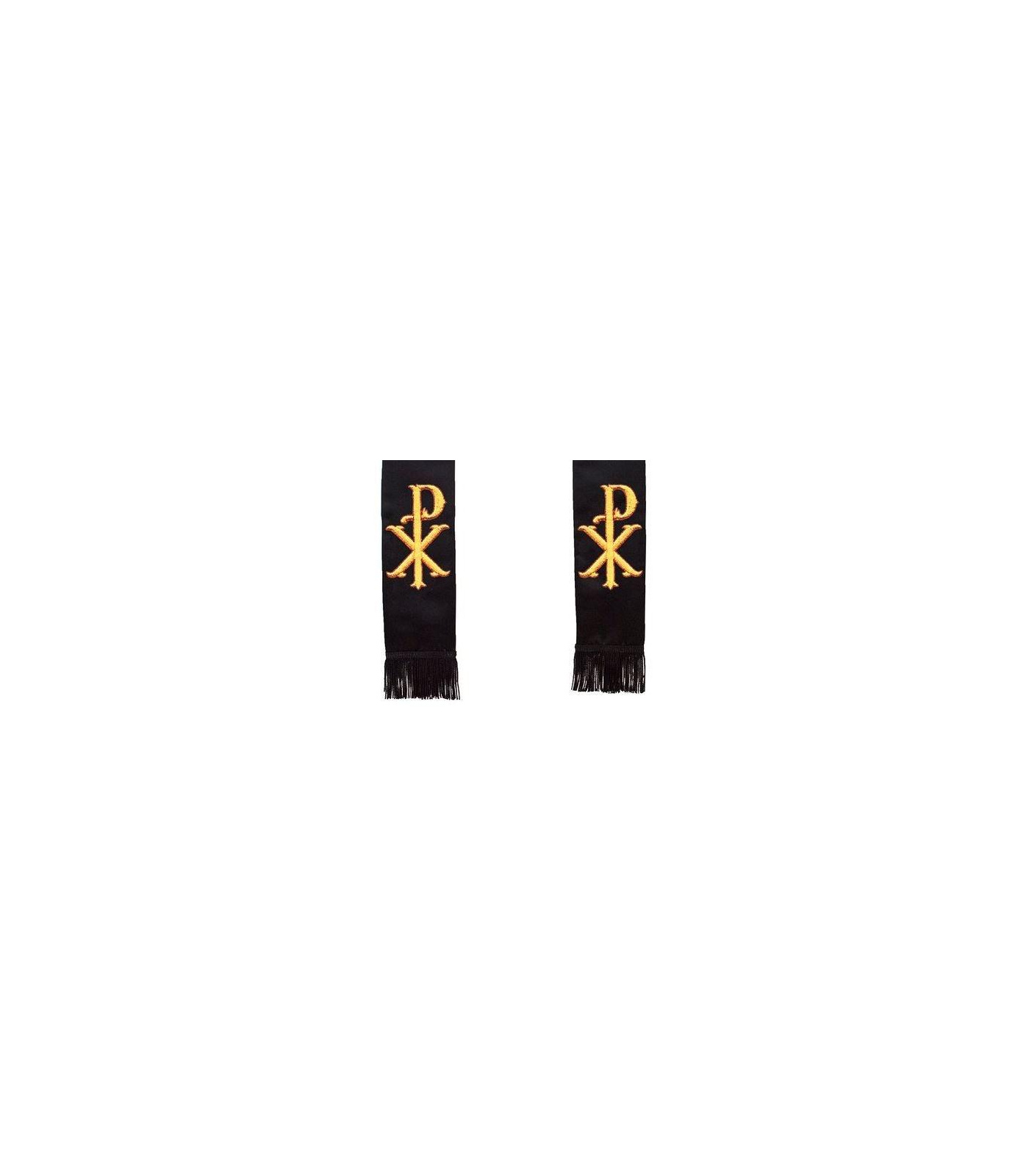 christ_name_symbol_clergy_stole_black_wfa