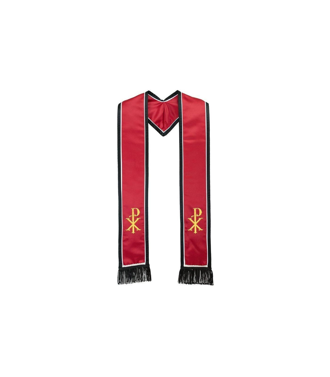 christ_name_symbol_clergy_stole_red_dbf