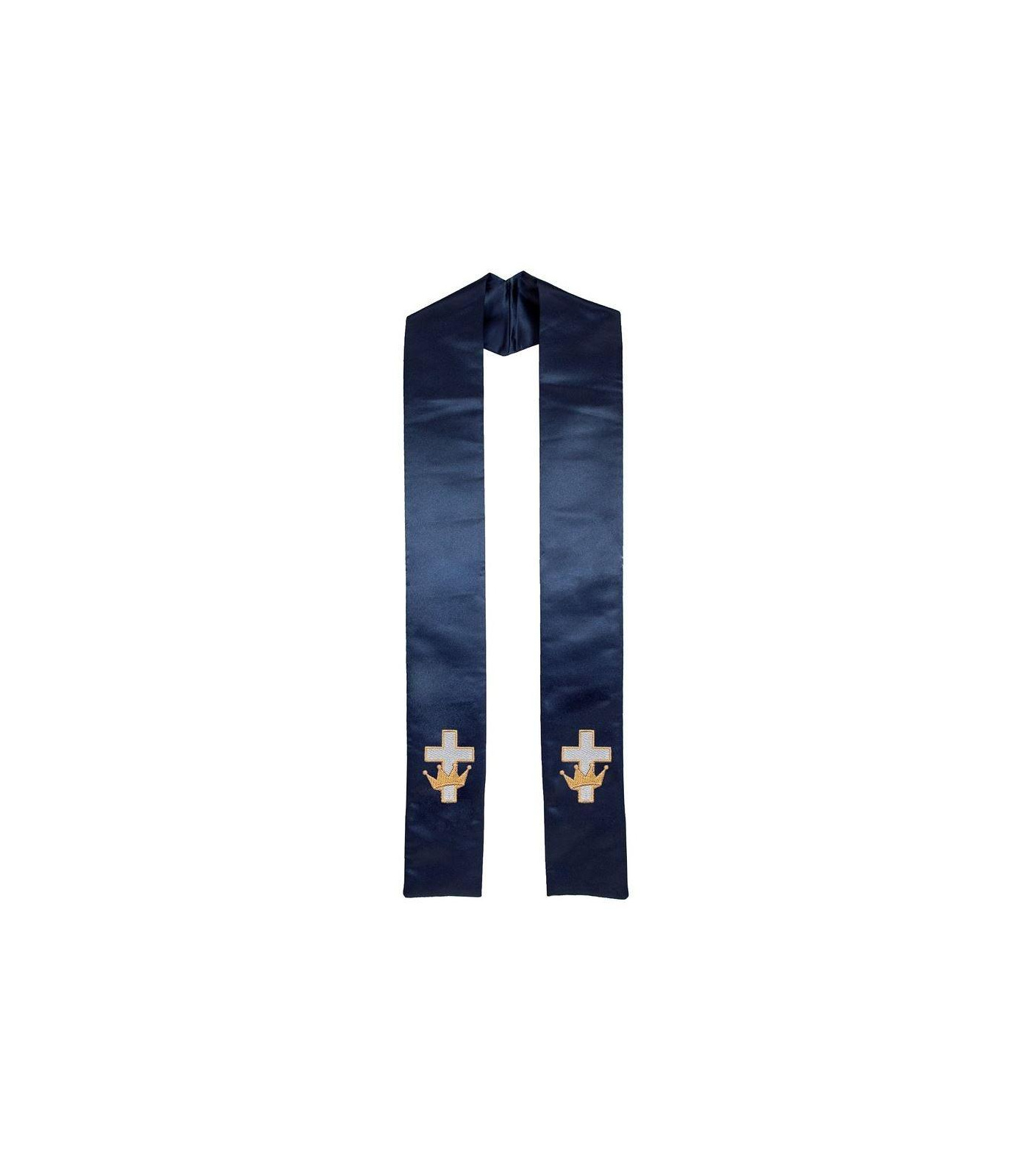 crown_w_cross_clergy_stole_navy_blue