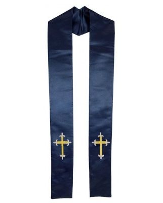 tripoint_cross_clergy_stole_navy_blue