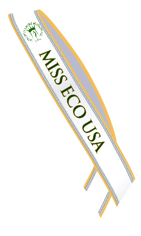 Miss Eco USA National Sash